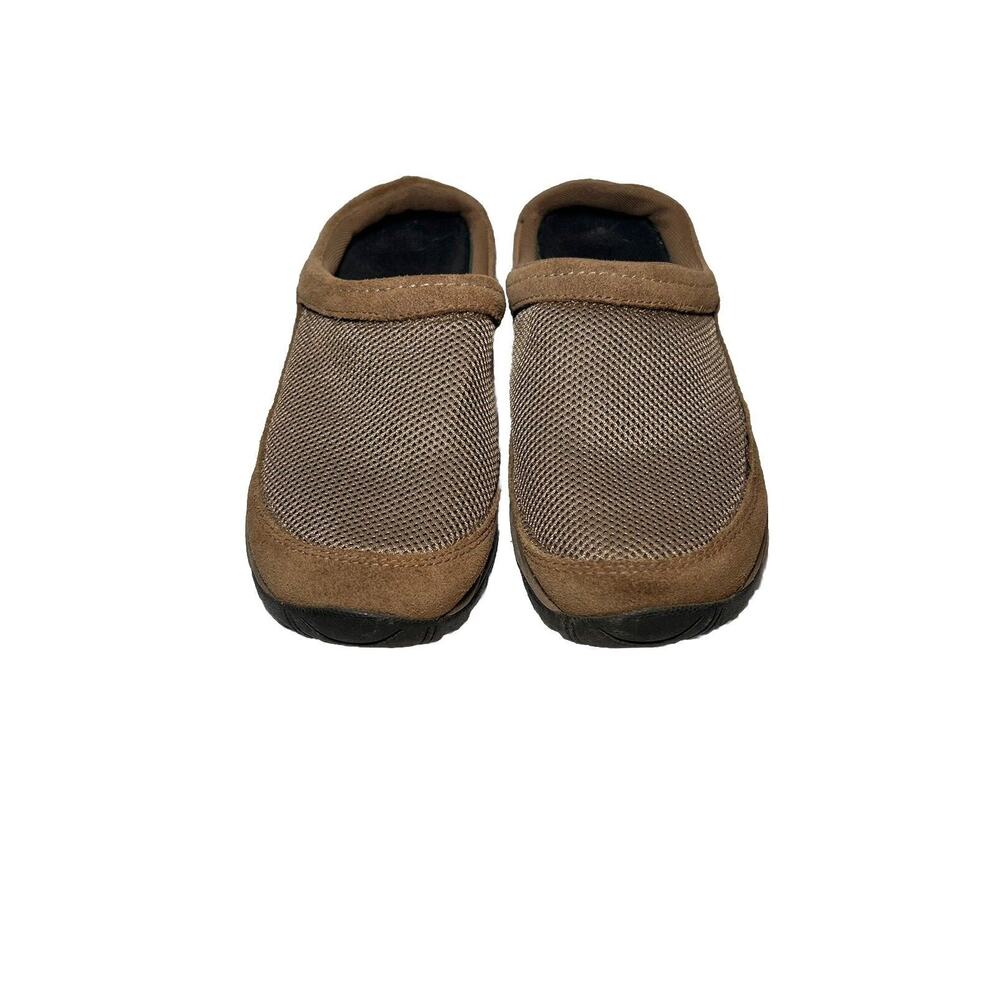 Merrell Brown Slip-On Mesh & Suede Flats